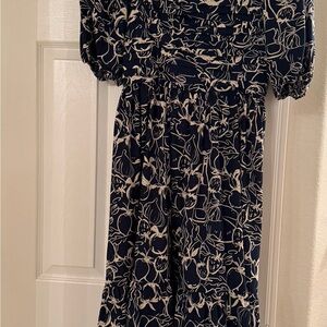 Abercrombie and fitch navy blue dress